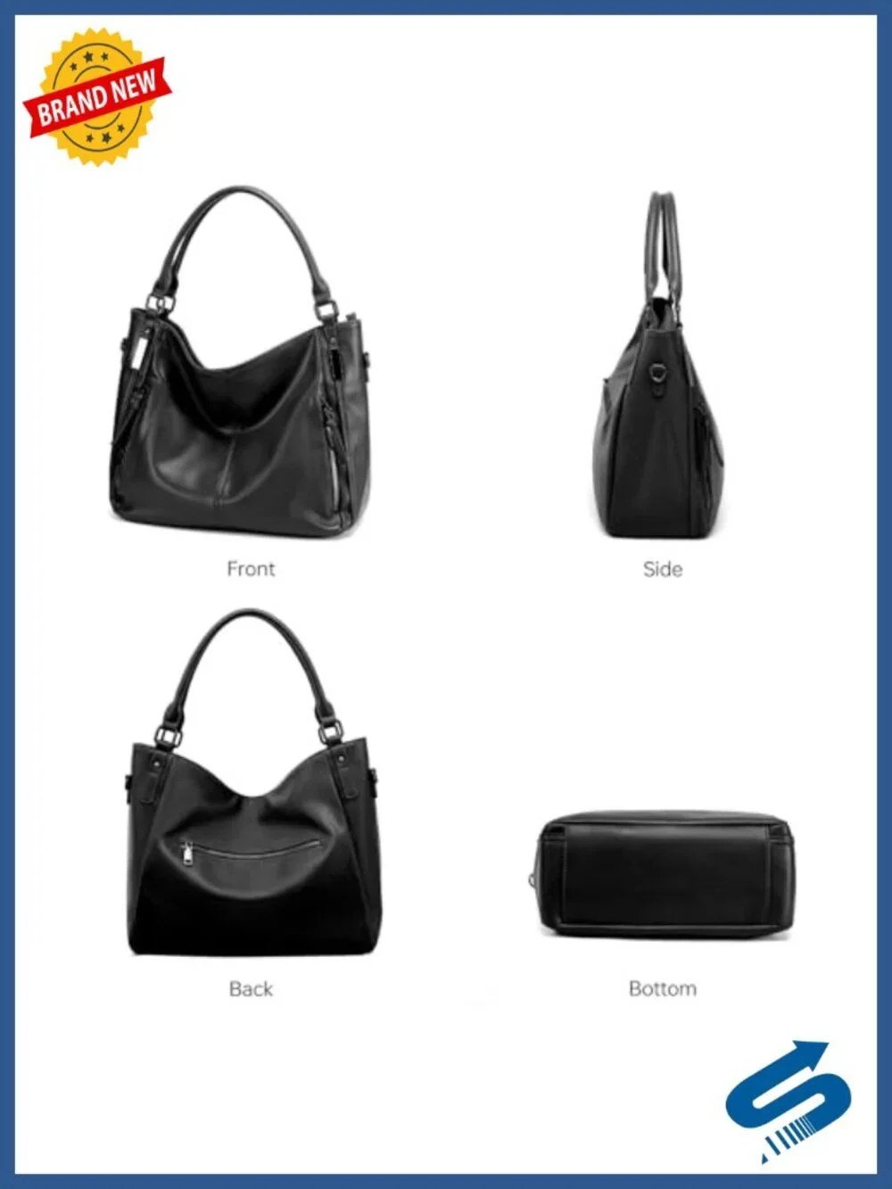 Tote Bag for Women Slouchy Shoulder Hobo Purse Large Vegan Leather Laptop